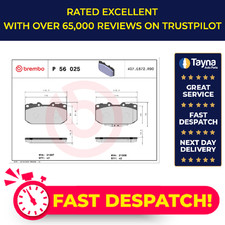 Brake Pads Set fits SUBARU