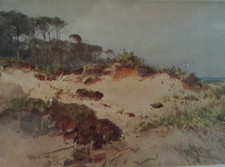 Antique Print c1909 – Sandpit Near Bournemouth by Wilfrid Ball Hampshire UK