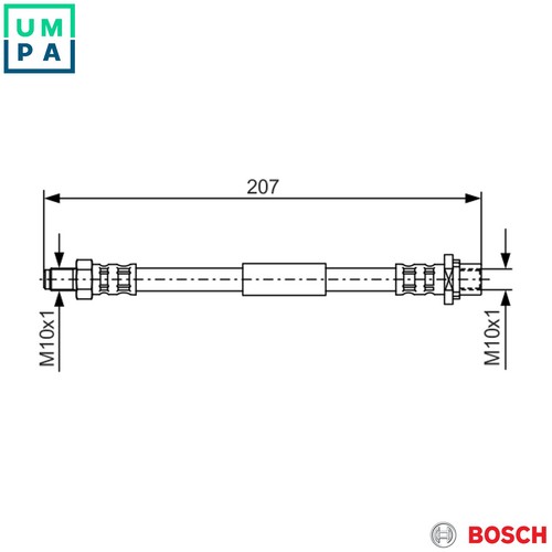 Brake hose 987 - hose,