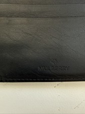 Mulberry Mens Black Leather