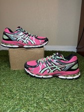 ASICS GEL NIMBUS 16 Women US 9 Running GymTraining Shoes T485N Pink Green