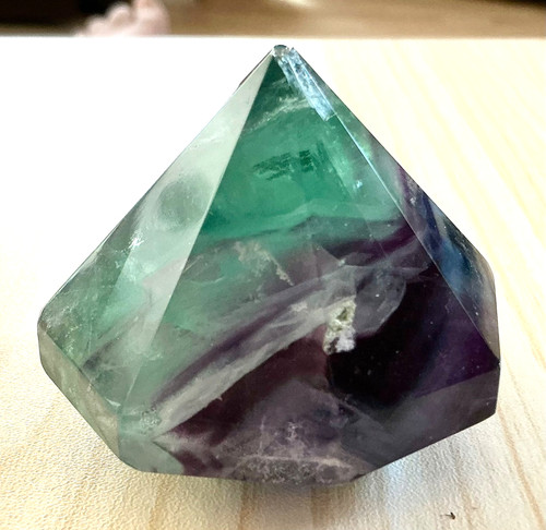 Stunning fluorite pyramid - fluorite,