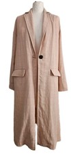 Next Pink Long Duster coat