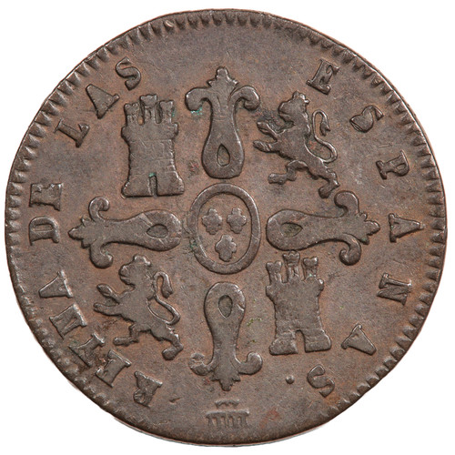 1839 spain four maravedis - four,