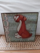 Lovely Pedigree Pals Boxer Dog Wall Art