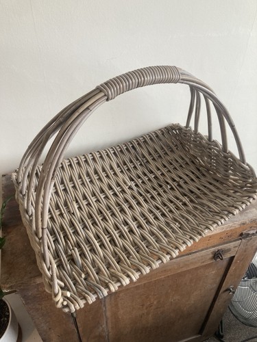 Vintage trug basket wicker - trug,