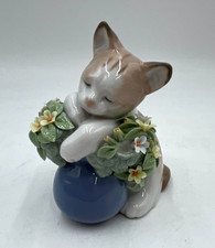 Lladro Figurine Sleepy Kitten