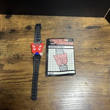 Transformers G1 WATCH  - 100% Complete - vintage instructions genuine original 