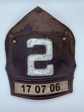 Leather Fire Department Helmet