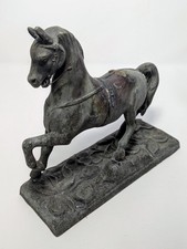 Antique metal spelter - metal, horse