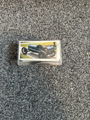 1976 cigarette card cars - card,