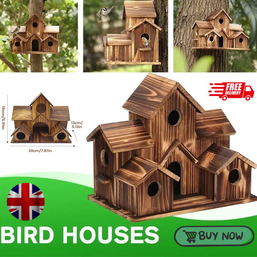 Garden bird house hanging in - bird,