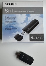 Belkin Surf N150 USB Wireless WiFi Micro Adapter Dongle PC/Laptop Compatible