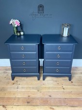 Stag Minstrel Large Bedside Tables Pair. Matching Items Available