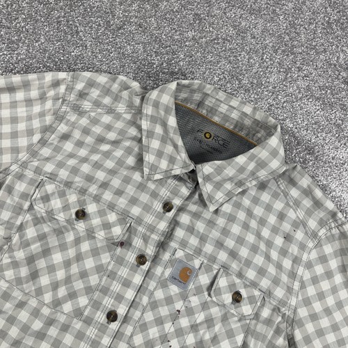 Carhartt force button shirt - up,