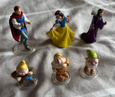 6x Disney Micro World Snow White Characters