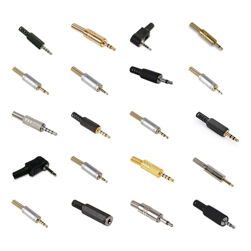 5mm pole stereo mono - 2.5mm, 4