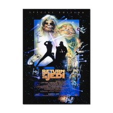 Star Wars - Return of the Jedi Retro Movie Poster 2 | Official Art Print A3 A4