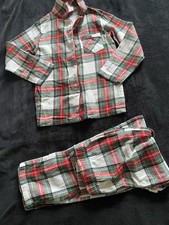 Girls Tartan Pyjamas Age 8-9