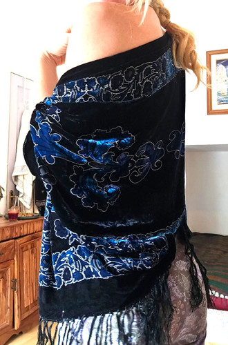 Kimono velvet jacket vintage - velvet,