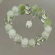 925 Sterling Silver Green Jade
