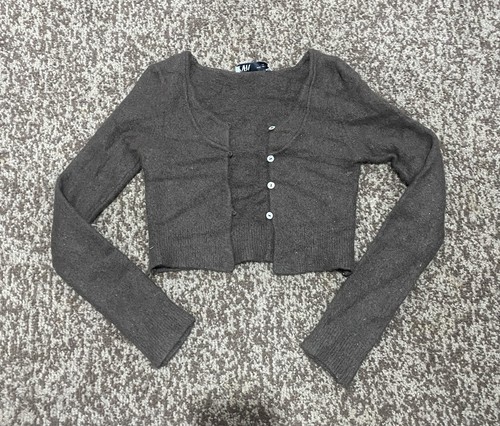 Zara womens brown wool - wool, button