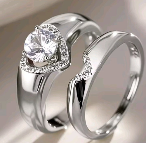 2pcs elegant heart - heart, wedding