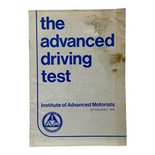 The Advanced Driving Test Institute of Advanced Motorists Vintage Booklet
