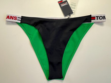 Tommy Hilfiger Cheeky Bikini Slip Tanga Size L NEW Women Swimwear Primary Green