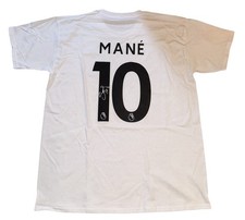 Sadio Mane Signed White T-Shirt