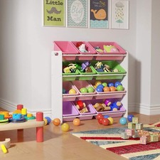 Kids toy storage rack unit - kids,