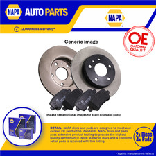 2x Solid Brake Discs and Pads
