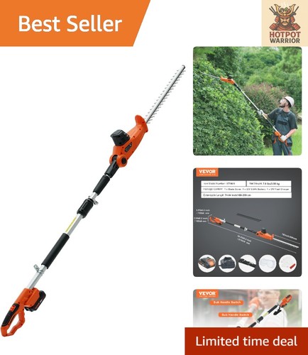 Telescoping hedge trimmer with - telescoping,