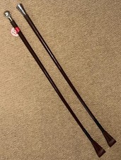 2 Vintage Brown Plaited