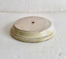 Vintage Wooden Table Lamp Base Stand Wood Contemporary Ranch Western Shabby Chic