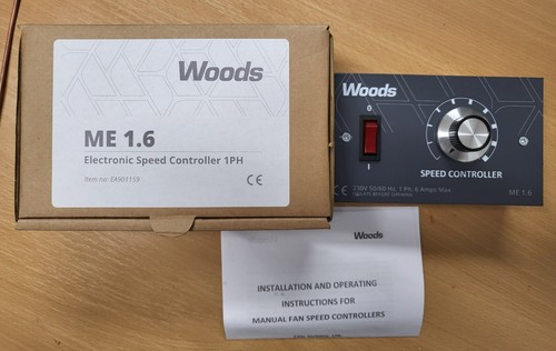 Woods me1 electronic speed - woods, me1.6
