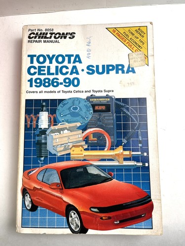 Chiltons toyota celica supra - toyota,
