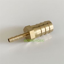 4mm to 6mm 8mm 10mm 12mm Straight Brass Reducing Pipe Hose Joiner Barb Connector