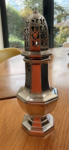 Beautiful silver plated sugar - silver,