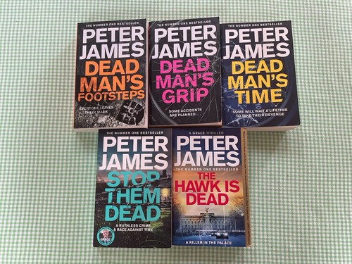 Peter james paperback - 5, x