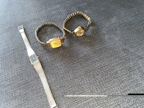 Three vintage ladies watches - three,