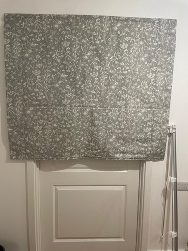 Laura ashley grey floral roman - grey,
