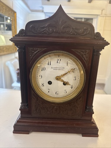Victorian french mantel - mantel, clock