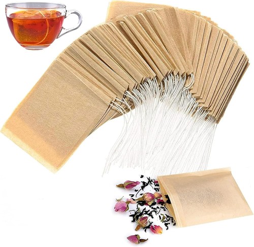 100 pcs brown disposable tea - 100,