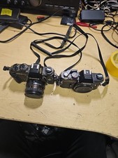 Konica FT-1 Motor Film Camera/ Konica Autoreflex TC Camera- Untested-SPARES.