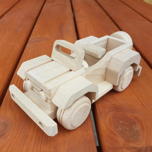 Wooden toy off - wooden, made