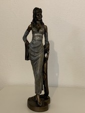 Vintage Veronese 2002 Bronzed Elegant Lady Figurine 29cm Tall