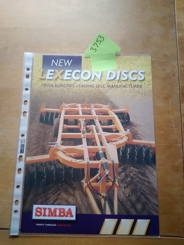 Simba machinery lexecon disc - simba,