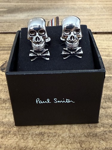 Paul smith silver tone skull - tone, &