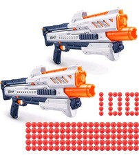ZURU X-SHOT XSHOT Chaos Orbit Dart Ball Blaster 2 Pack 100x Dart Ball - Open Box
